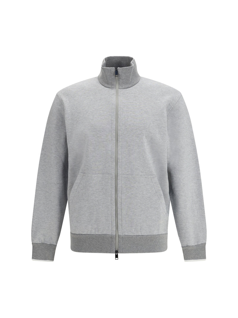 Brioni Brioni Zip Sweatshirt Ice Men - World Class Fashion
