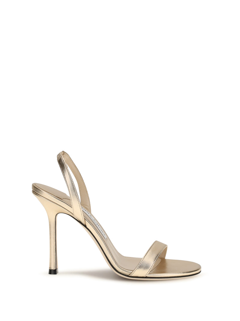 Jimmy Choo Jimmy Choo Jenn Sandals Gold Women - World Class Fashion