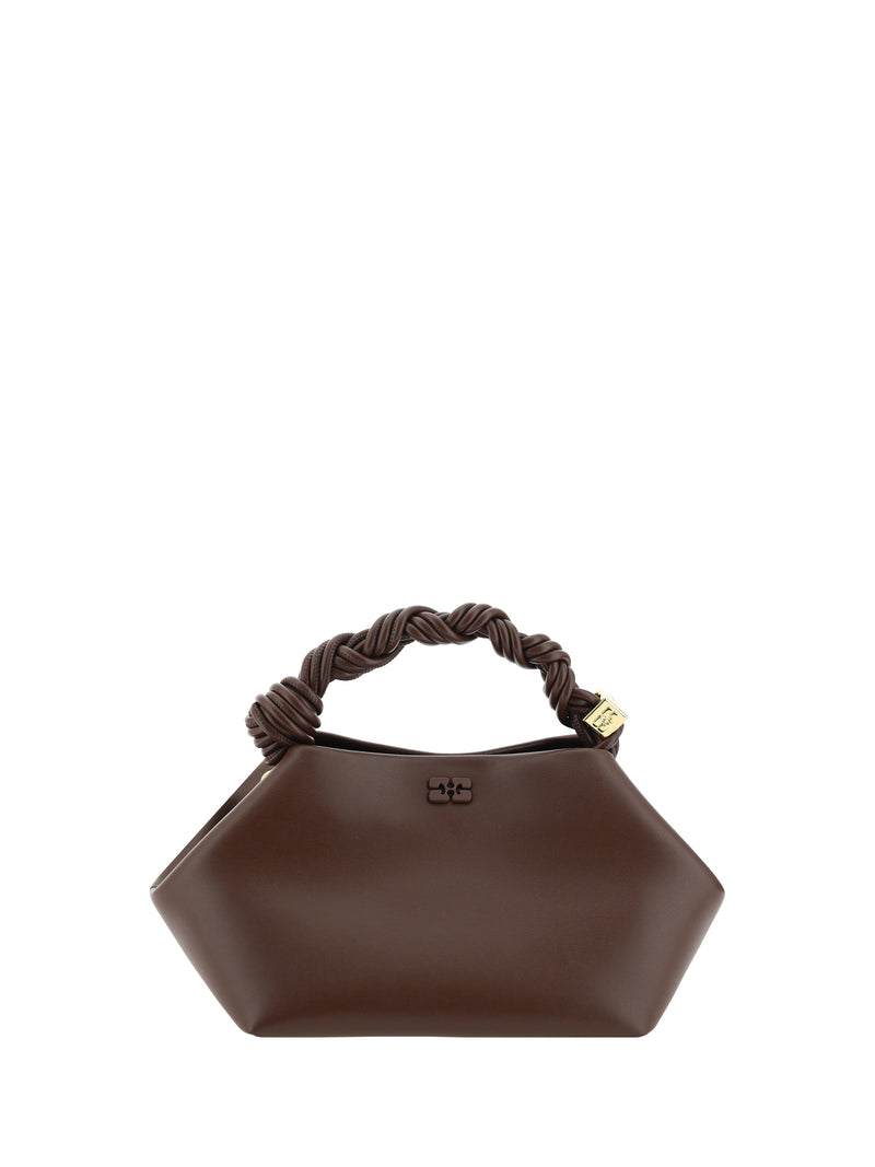 Ganni Bolso de mano pequeño Ganni Bou chocolate fondant - World Class Fashion