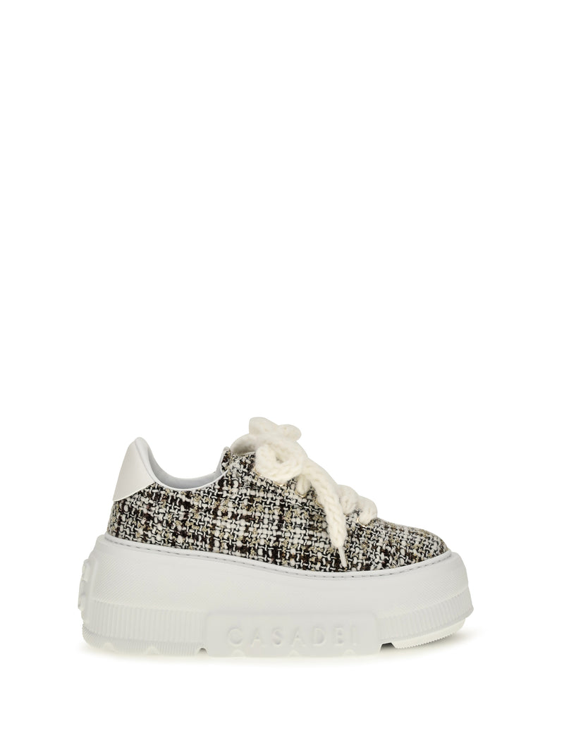 Casadei Casadei Nexus Sneakers In Bouclé Fabric - World Class Fashion