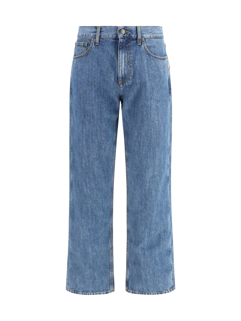 Burberry Burberry Straight Leg Jeans Mid Blue - World Class Fashion