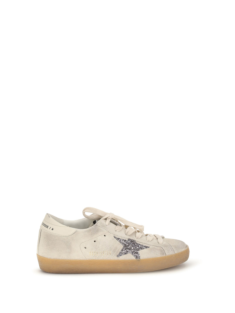 Golden Goose Golden Goose Super Star Sneakers Seedpearl/Antracite/Cream - World Class Fashion