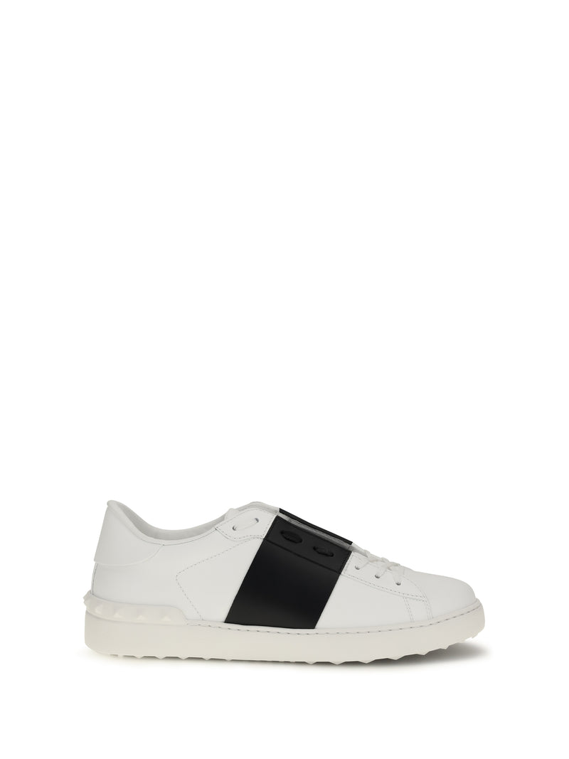 Valentino Garavani Valentino Garavani Open Sneakers Bianco/Nero Men - World Class Fashion
