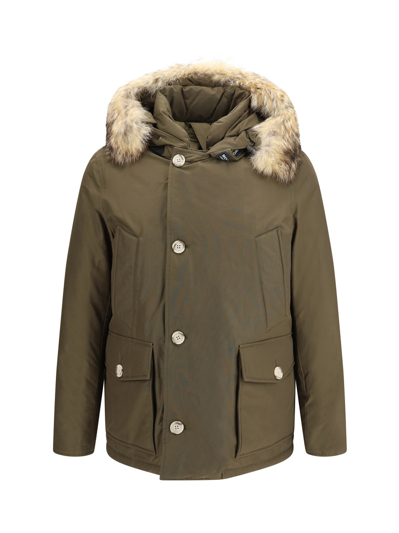 Woolrich Woolrich Arctic Ramar Cloth Parka Dark Green - World Class Fashion