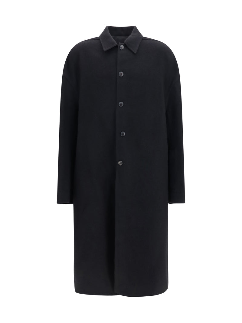 Rick Owens Rick Owens Brad Virgin Wool Coat - World Class Fashion