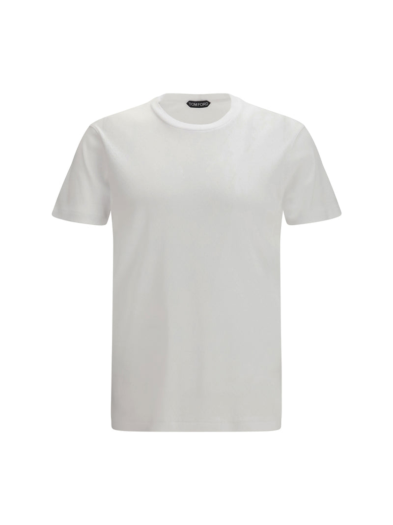 Tom Ford Tom Ford Perforated T-shirt Optical White Men - World Class Fashion