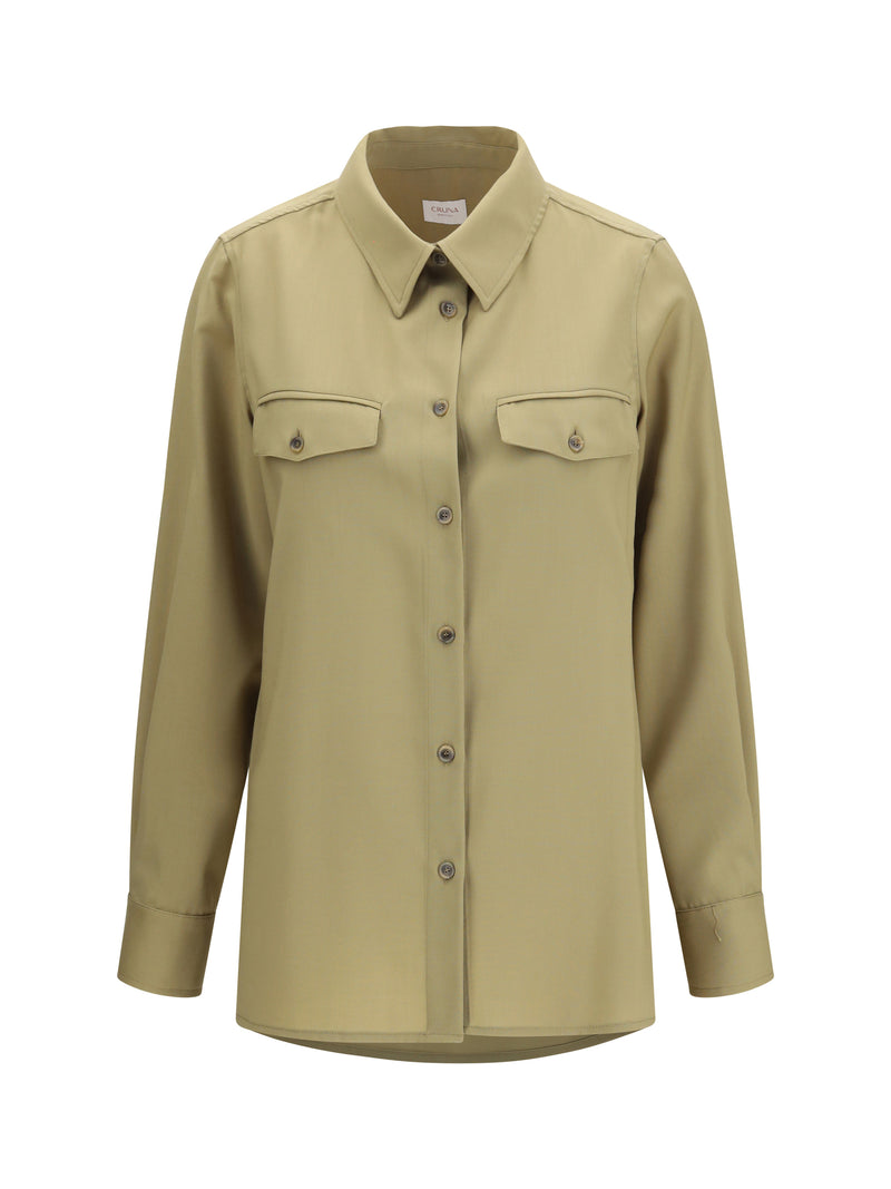 Cruna Cruna Virgin Wool Overshirt Olio - World Class Fashion