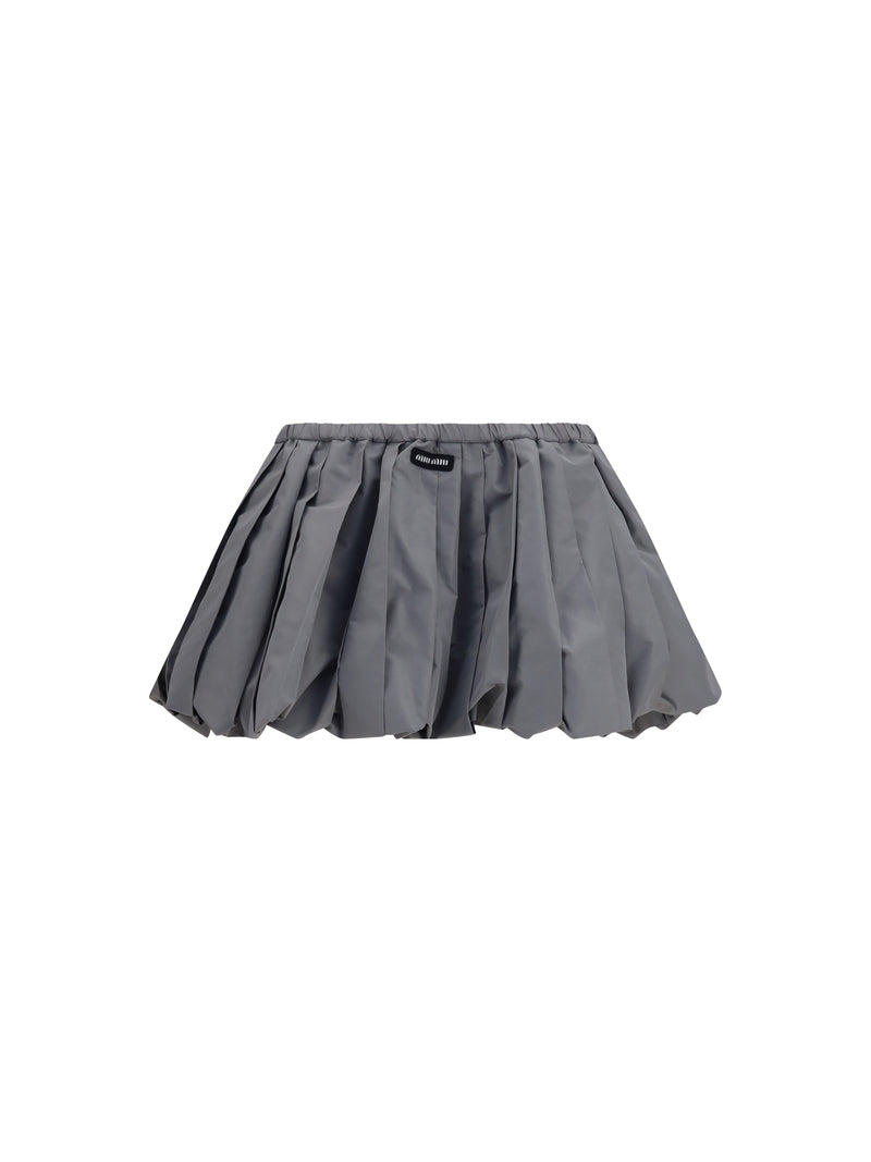 Miu Miu Miu Miu Balloon Mini Skirt - World Class Fashion