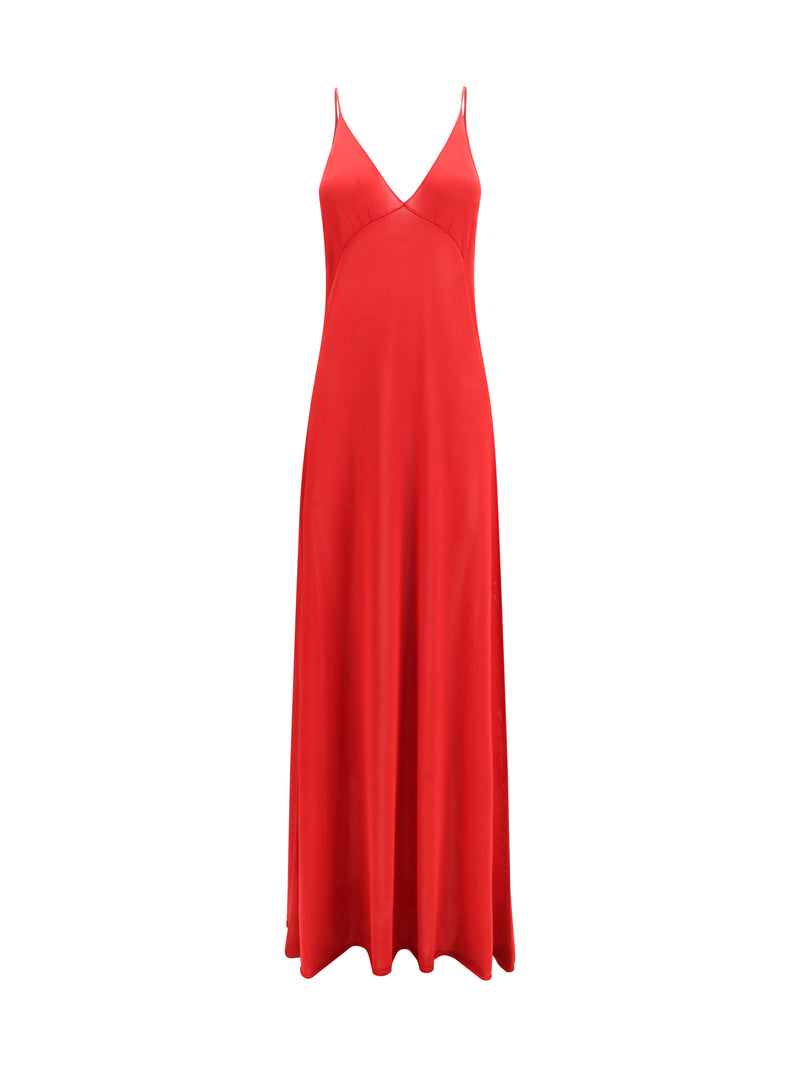 Fendi Fendi Silk Slip Dress Rosso - World Class Fashion