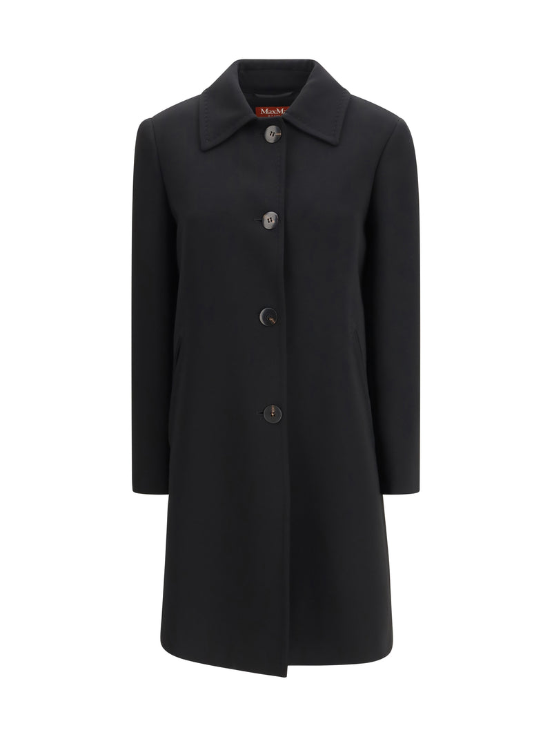 Max Mara Studio Max Mara Studio Racconto Overcoat Nero - World Class Fashion