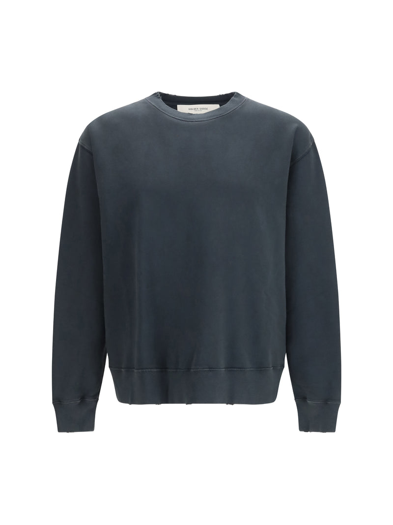 Golden Goose Golden Goose Jersey Capsule Sweatshirt Washed Black - World Class Fashion