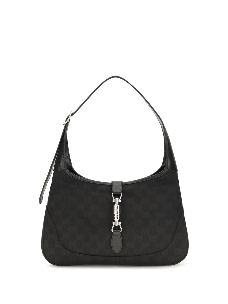 Gucci Gucci Jackie 1961 Medium Shoulder Bag Black - World Class Fashion