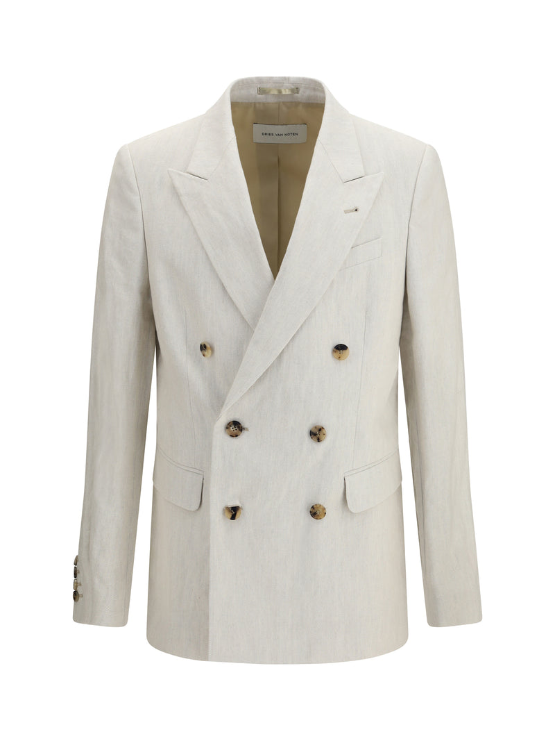 Dries Van Noten Dries Van Noten Barry Blazer Off White Men - World Class Fashion
