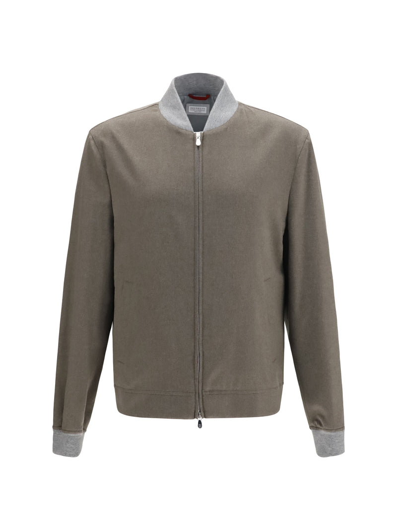 Brunello Cucinelli Brunello Cucinelli Cashmere Jacket Military Green - World Class Fashion