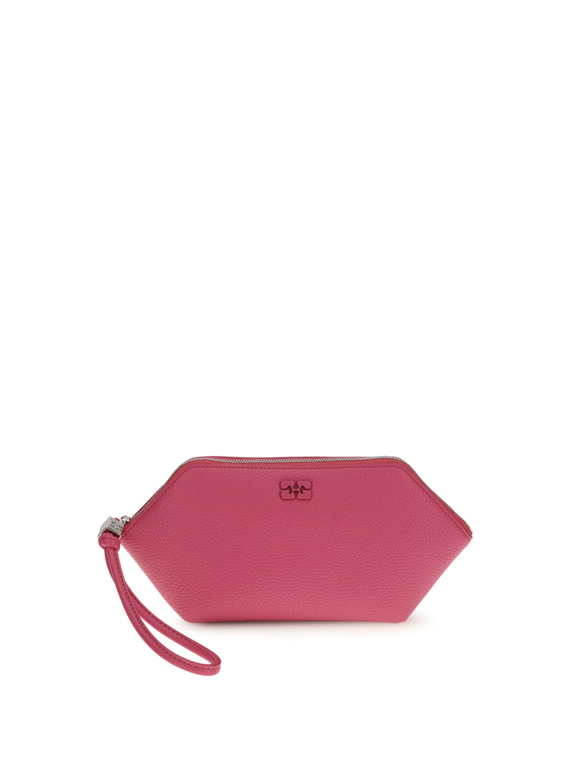 Ganni Ganni Bou Make Up Pouch Cabaret - World Class Fashion