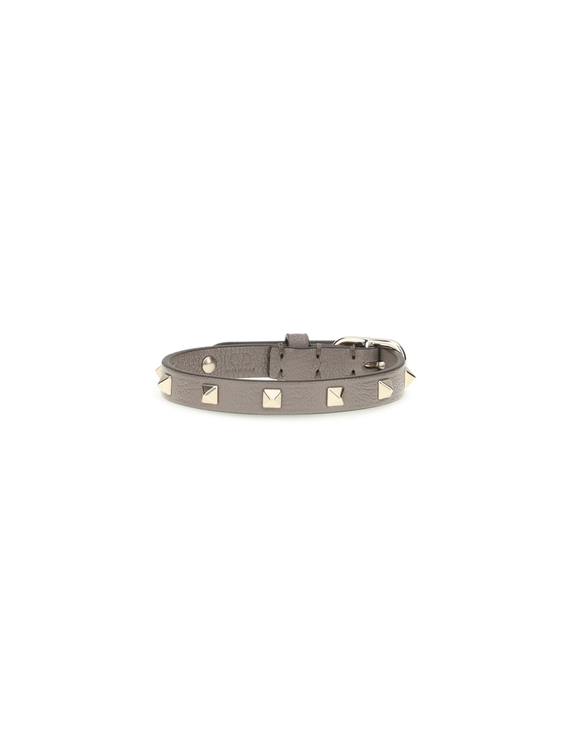 Valentino Garavani Valentino Garavani Rockstud Bracelet Warm Grey - World Class Fashion