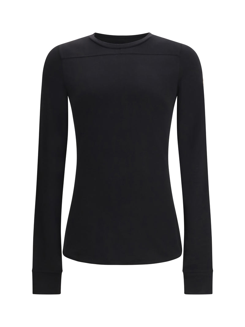 Moncler + Rick Owens Moncler + Rick Owens Girder Long-sleeved T-shirt Black - World Class Fashion