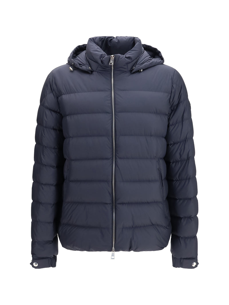 Moncler Moncler Arneb Short Hooded Puffer Jacket Blue - World Class Fashion