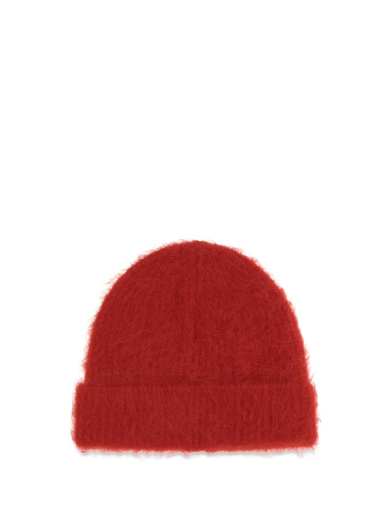 Séfr Séfr Fuzzy Alpaca-blend Beanie Red - World Class Fashion