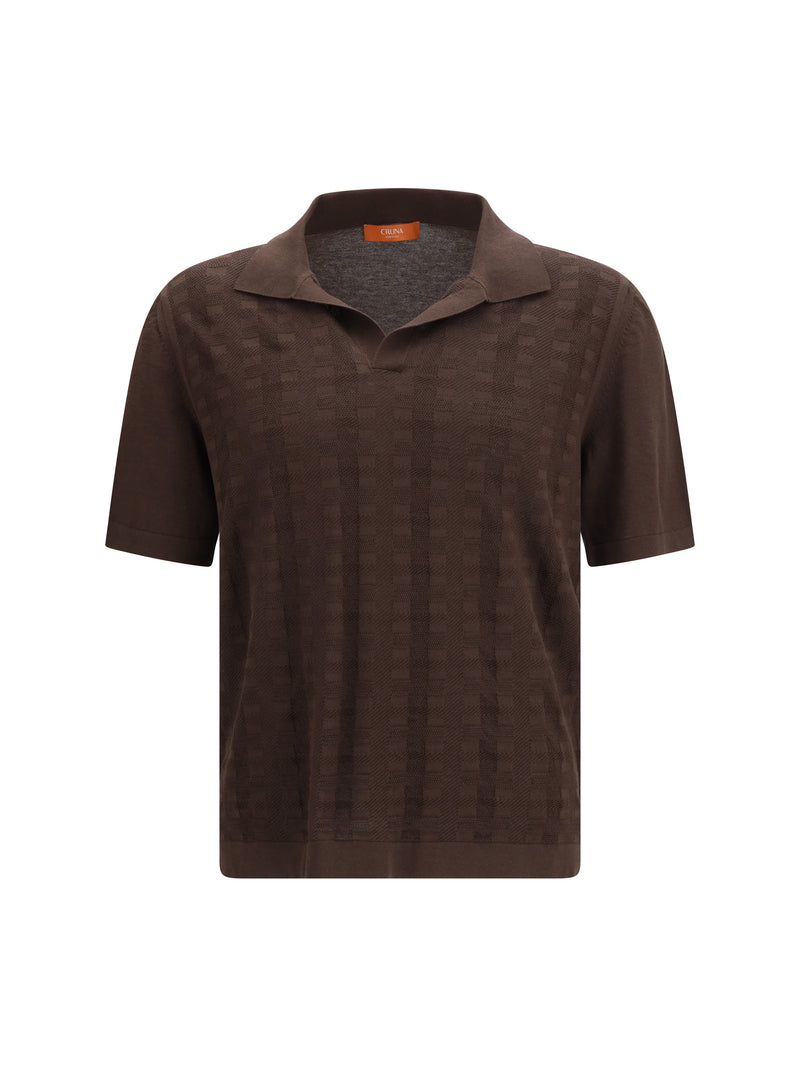 Cruna Cruna Levanti V-neck Knit T-shirt Moro - World Class Fashion