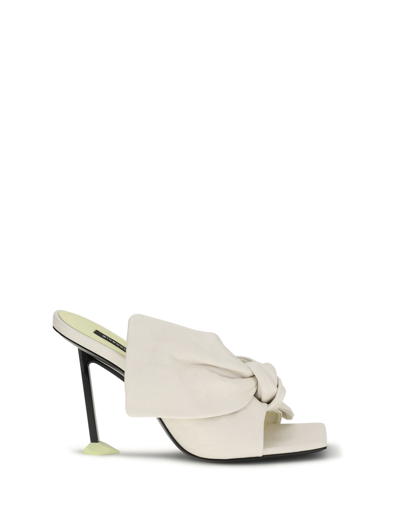 Givenchy Givenchy Boudoir Heeled Mules Ivory Women - World Class Fashion
