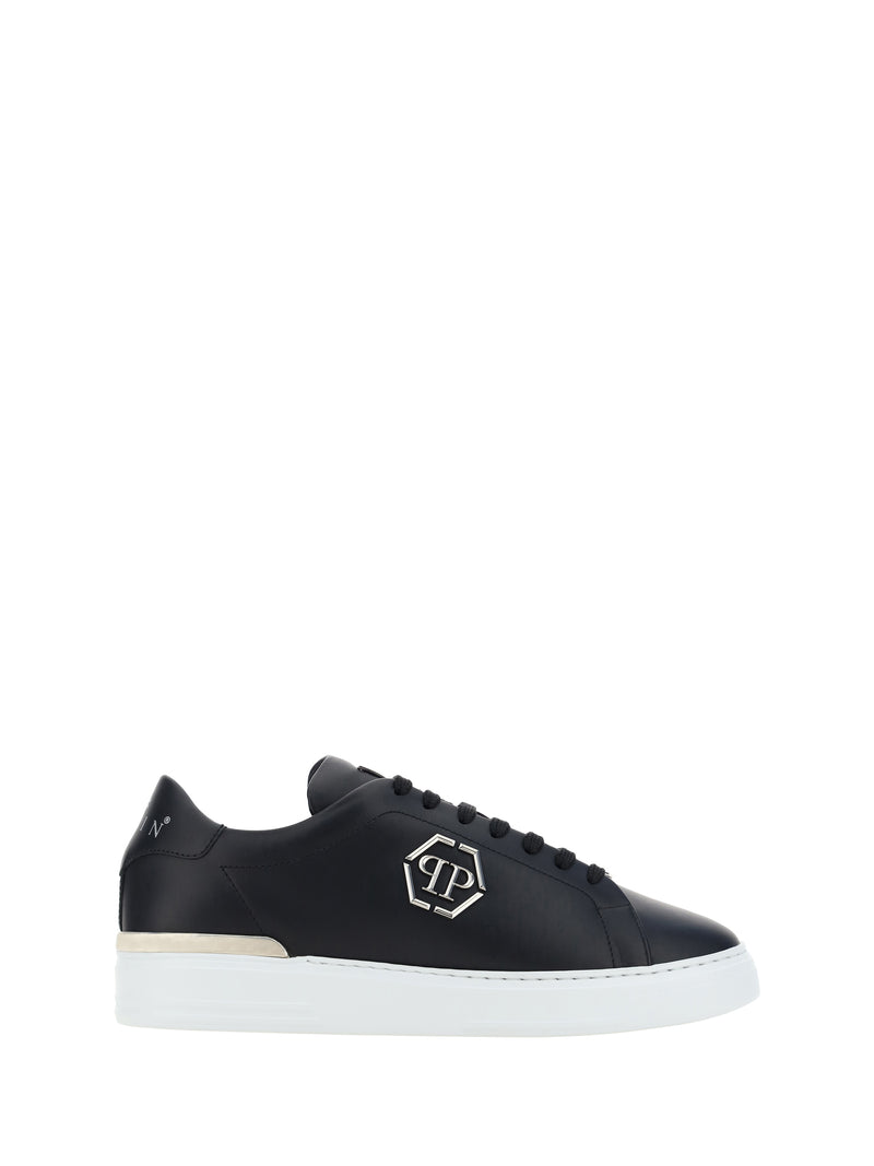Philipp Plein Philipp Plein Hexagon Low Top Sneakers Black Men - World Class Fashion