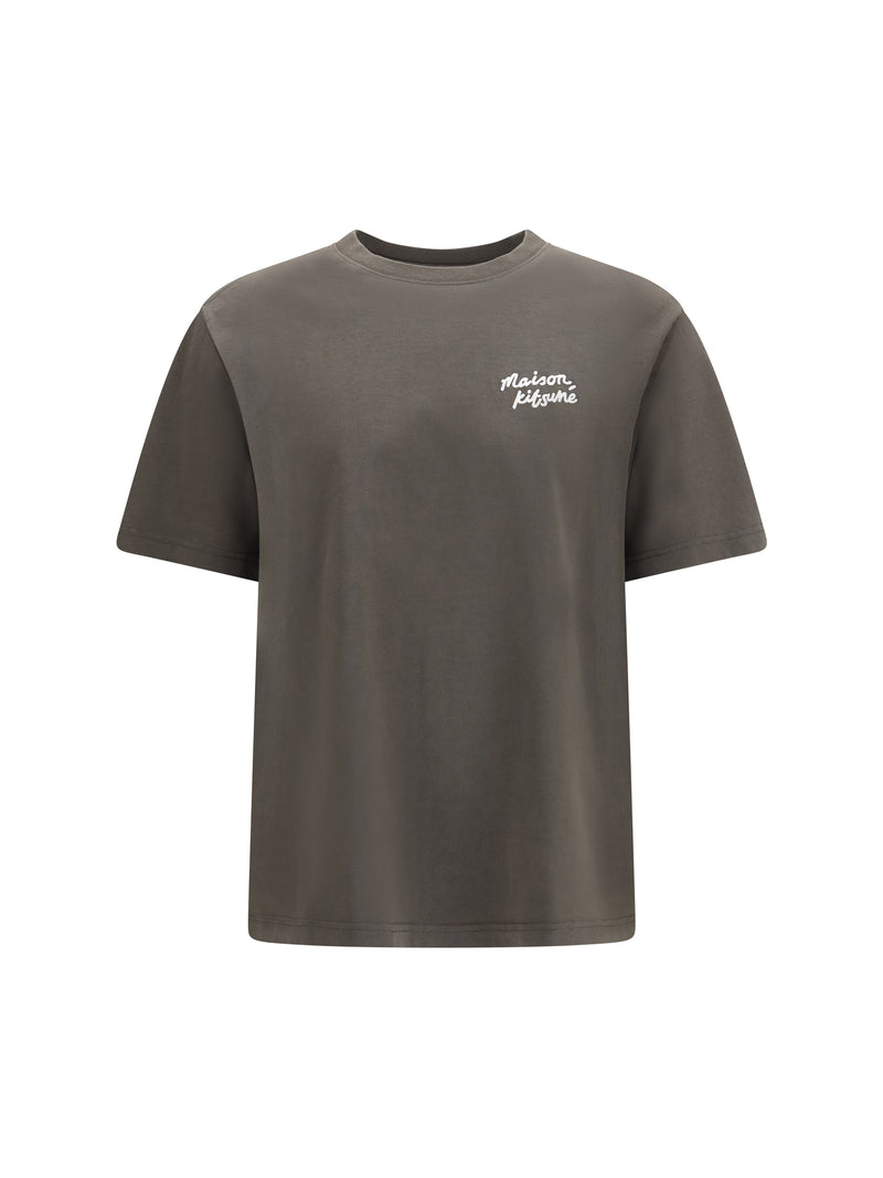 Maison Kitsuné Maison Kitsuné Handwriting Comfort T-shirt Beluga - World Class Fashion