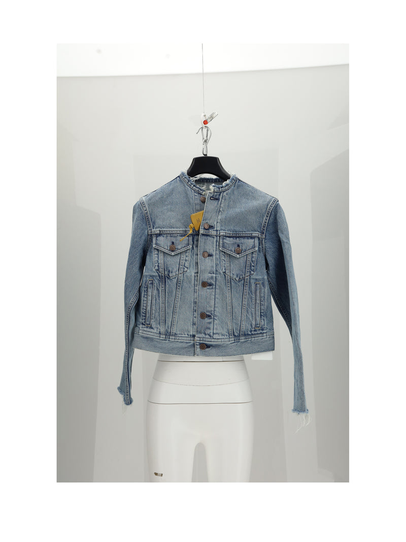 Celine Celine Trucker Jacket Clear Waterfall - World Class Fashion