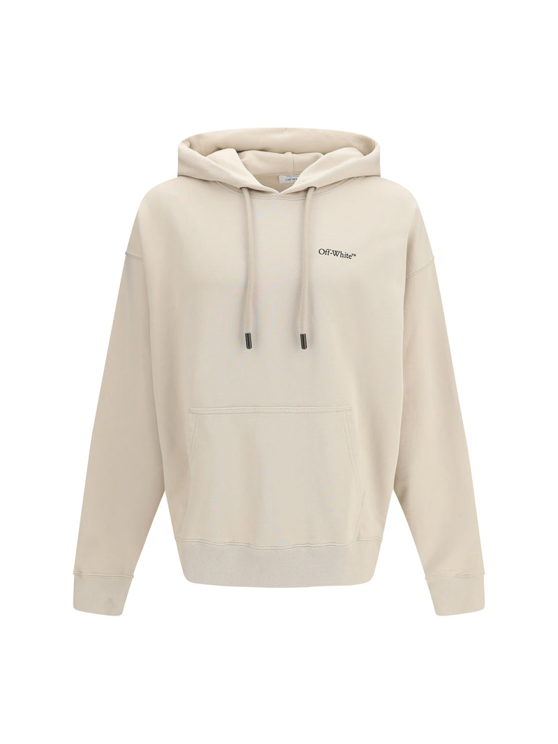 Off-white Off-White Half Arrows Skate Hoodie Pumice Stone - World Class Fashion