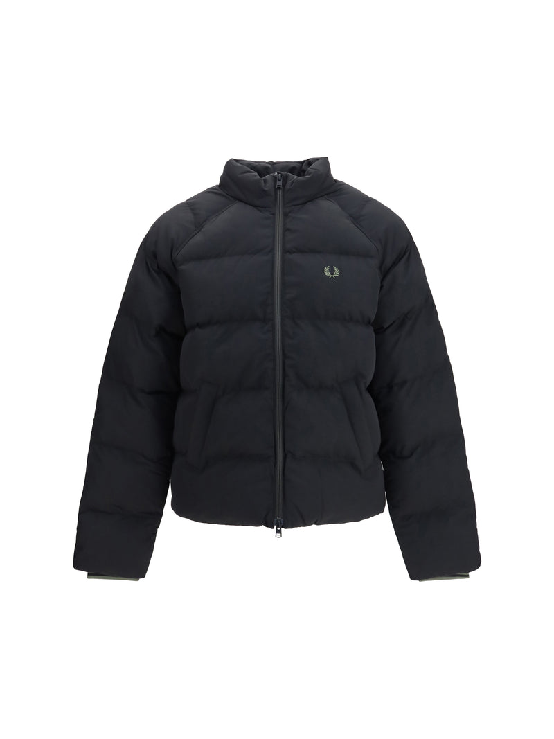 Fred Perry Fred Perry Raglan Padded Jacket Black - World Class Fashion