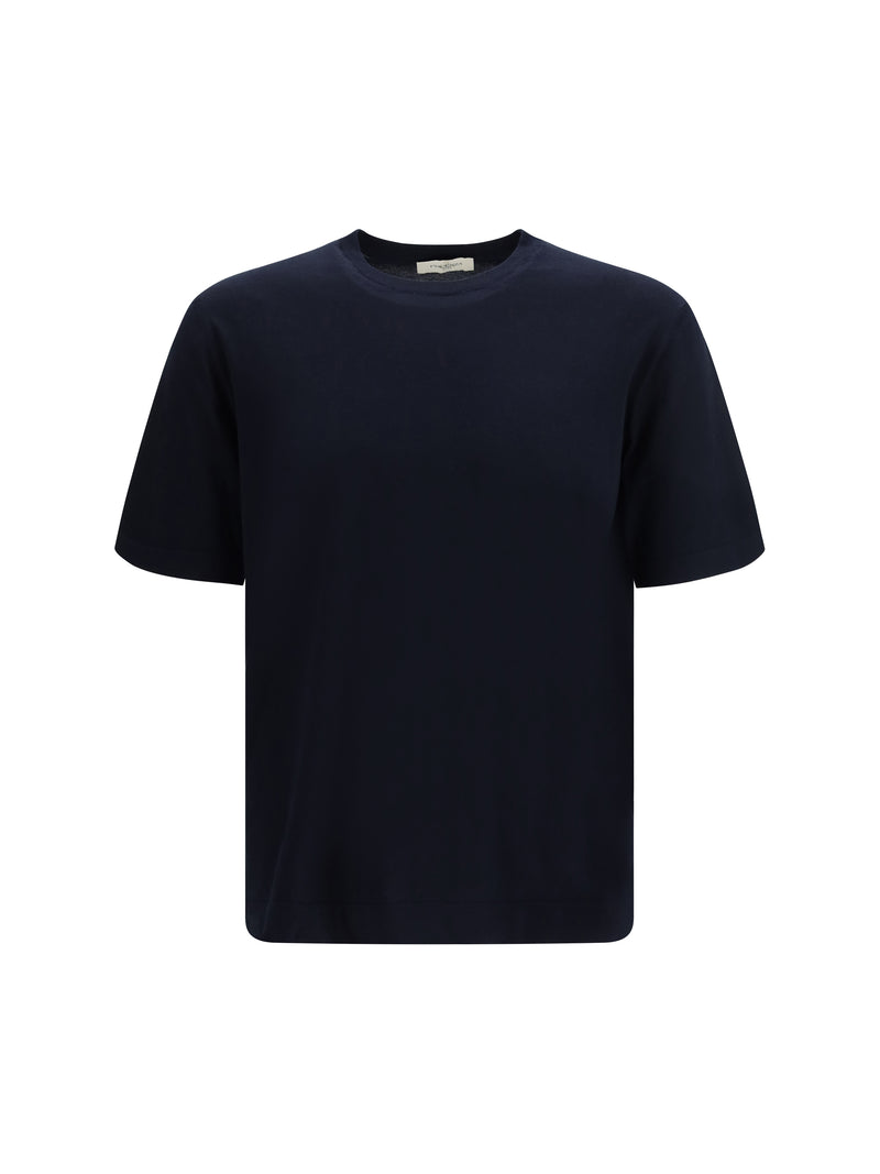 Piacenza Cashmere Piacenza Cashmere Crewneck Sweater Dark Navy - World Class Fashion
