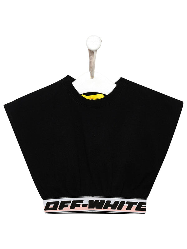 Off-white Black Cotton Industrial T-shirt