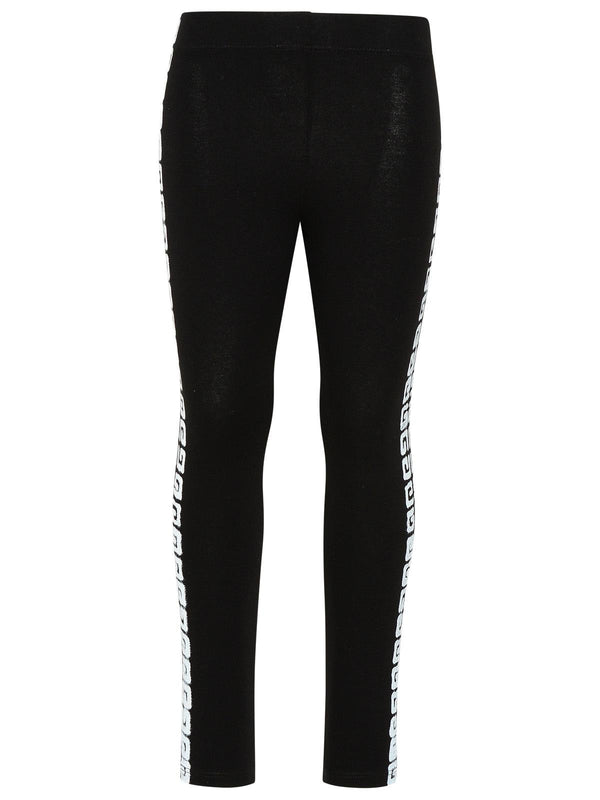 Givenchy Black Cotton Blend Leggings