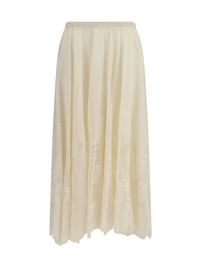 Fabiana Filippi Fabiana Filippi Embroidered Circle Skirt Burro - World Class Fashion