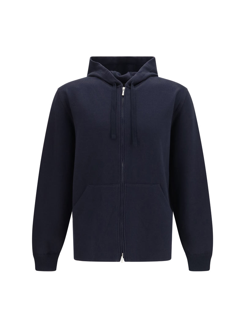 Loro Piana Loro Piana Whitney Hooded Sweatshirt Navy - World Class Fashion