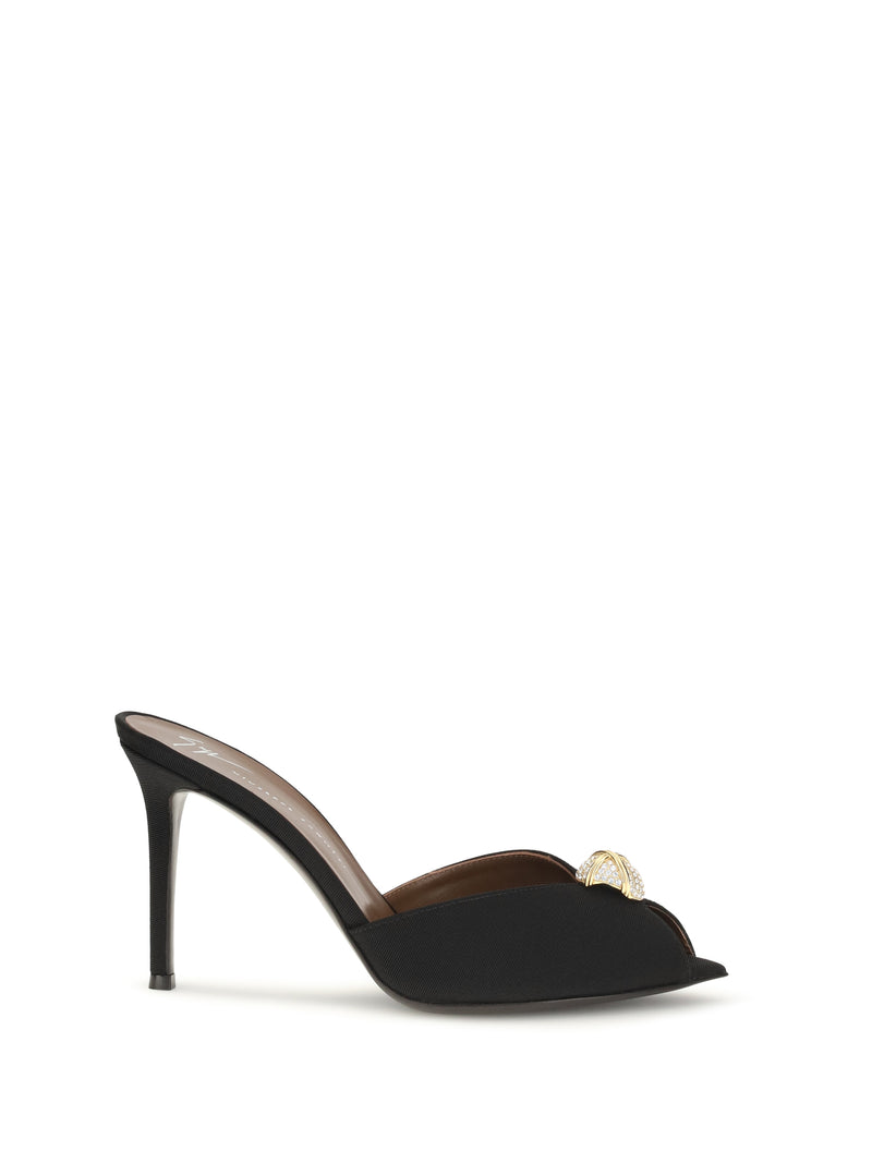 Giuseppe Zanotti Giuseppe Zanotti Intrigo Cocktail Mules Sandals Gold Women - World Class Fashion