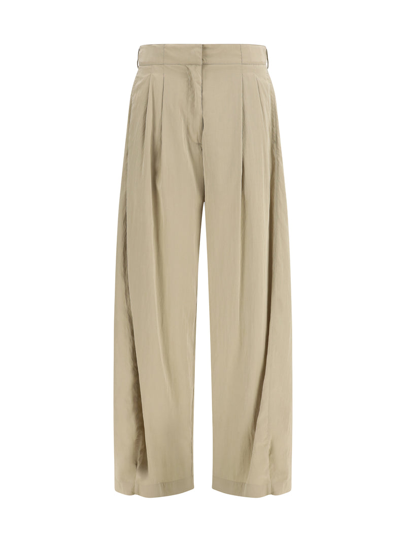 The Row The Row Iven Silk And Nylon Pants - World Class Fashion