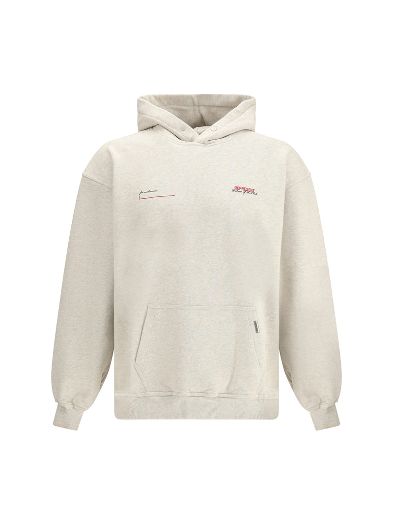 Represent Represent Cotton Hoodie Cream Marl - World Class Fashion