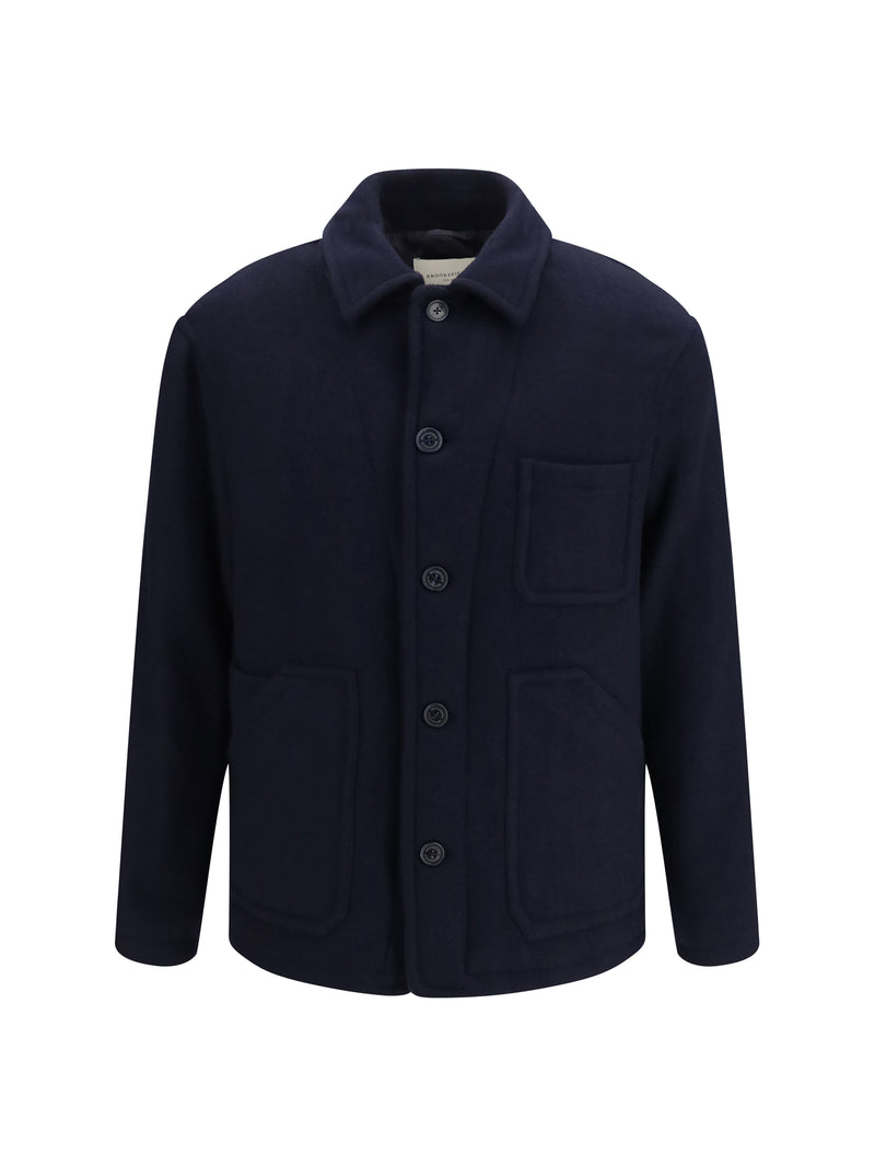 Brooksfield Brooksfield Wool Work Jacket Navy Men - World Class Fashion