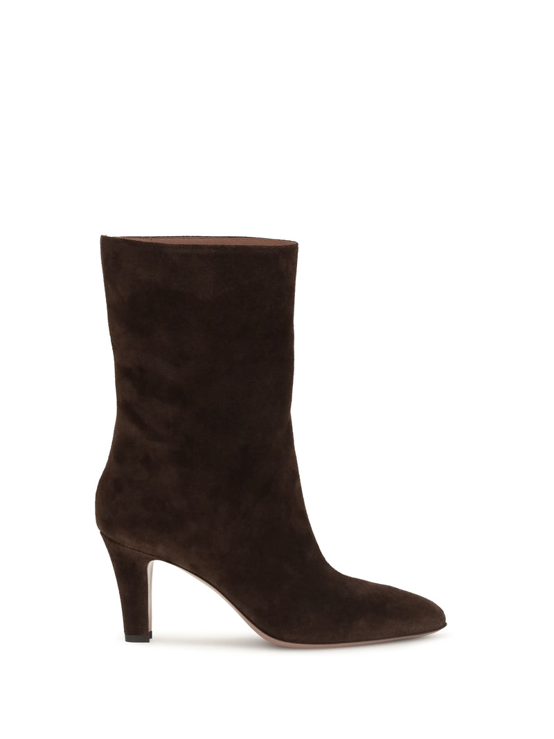 Paris Texas Paris Texas Elsa Suede Ankle Boots Cioccolato - World Class Fashion