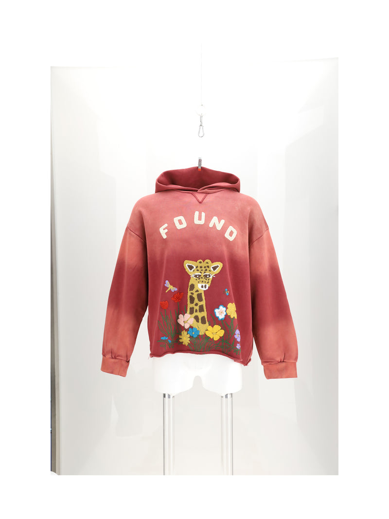 Found Found Embroidered Wildlife Hoodie - World Class Fashion