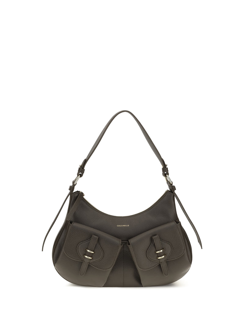 Coccinelle Coccinelle Small Boheme Shoulder Bag Fango - World Class Fashion