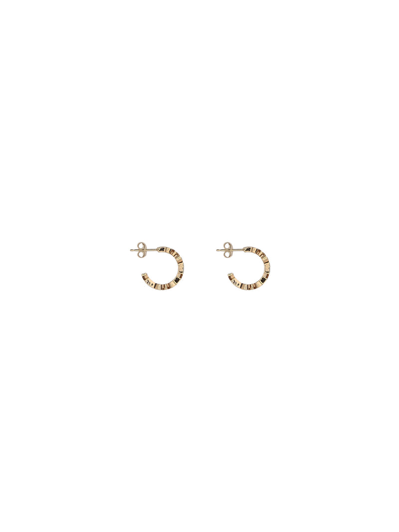Versace Versace Logoed Earrings Versace Gold - World Class Fashion