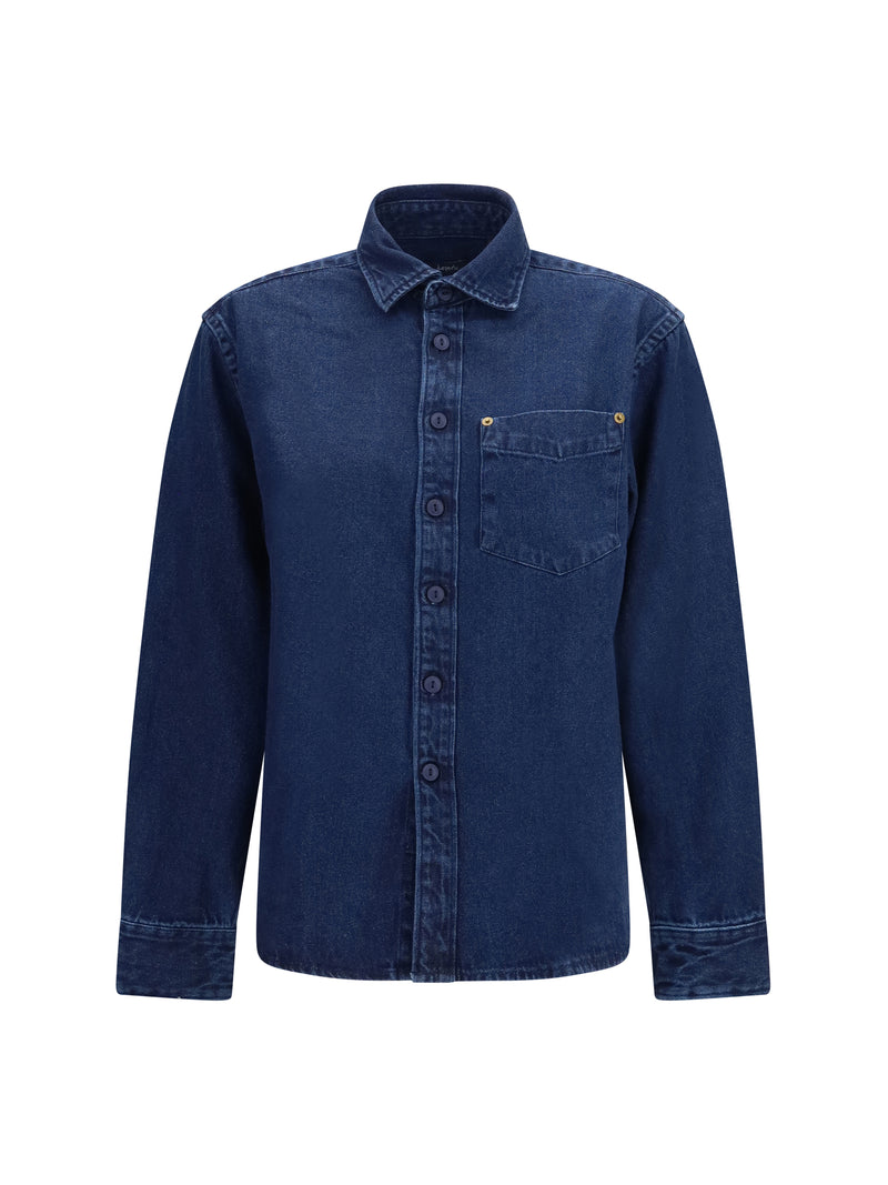 Deperlu Deperlu Denim Shirt Blue Men - World Class Fashion