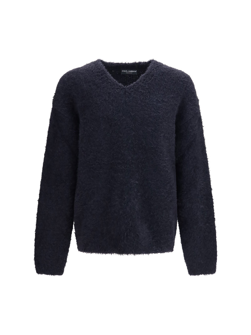 Dolce & Gabbana Dolce & Gabbana Alpaca Blend Pullover Black - World Class Fashion