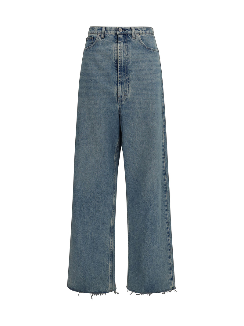 Margiela Margiela Wide-leg Jeans Ice Blue - World Class Fashion