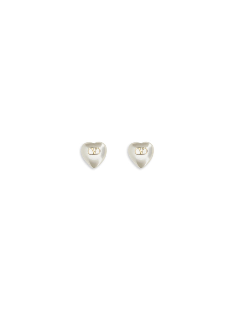 Valentino Garavani Valentino Garavani Earrings | Vlogo Signature Pearl | Metal - World Class Fashion