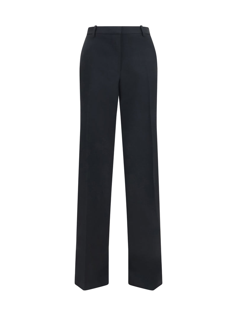 Tom Ford Tom Ford Wide-leg Pleated Trousers Black - World Class Fashion