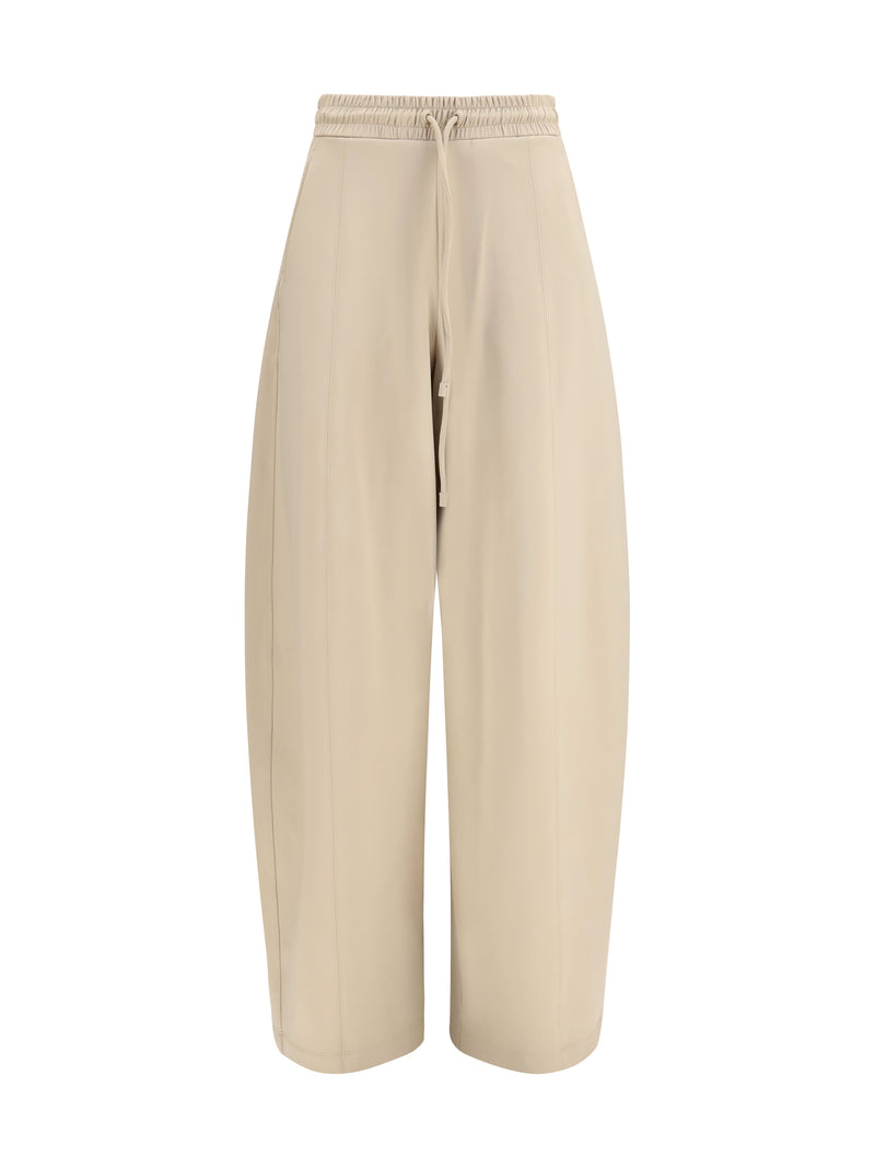 Max Mara Max Mara Olmo Technical Cotton Jersey Pants - World Class Fashion