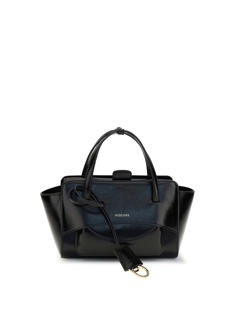Hidesins Hidesins Flap S Leather Handbag Black Women - World Class Fashion